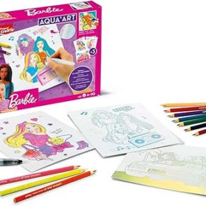 Set aktivitetesh arti me ujë, Coloring with Watercolor Pencils + Water Brush on Metallic Supports Maped Creativ