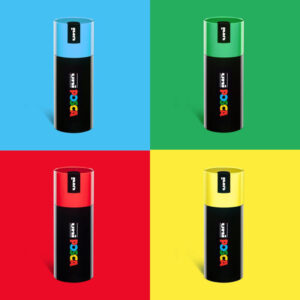 Set dhuratë UniPOSCA Complete Set of 9 Felt Tip Pens Fine Tip 0.7mm Assorted UniPOSCA