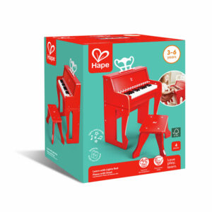 Pianot me drita dhe stol,  Learn with Lights Piano Stool Hape