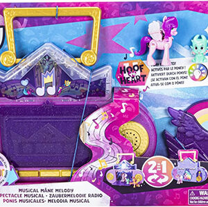 Set My Little Pony me drita dhe tinguj me 20 aksesorë,  Make Your Mark Toy Musical Mane Melody