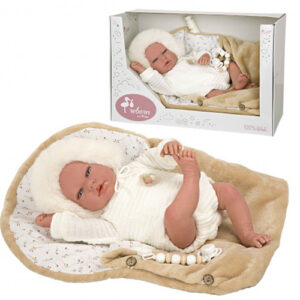 Kukulla bebe Reborn Bebe Alehandra Arias 40 cm Beige