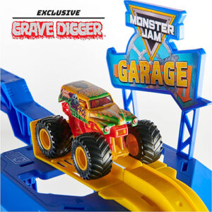 Garazh playset Monster and Storage with Exclusive Grave Digger Monster Truck