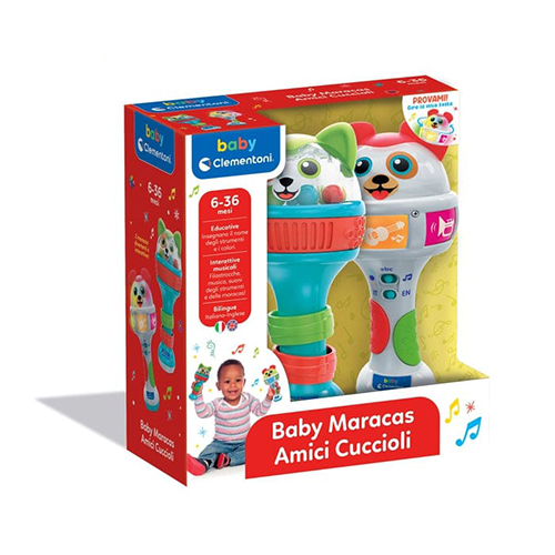 Lodër Baby Maracas Amici Cuccioli Baby Clementoni
