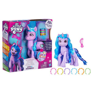 My Little Pony: Make Your Mark Toy See Your Sparkle Izzy Moonbow -- 8-Inch Pony for Kids that Sings, Speaks, Lights Up