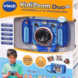Aparat digital VTech Kidizoom Duo Camera 5.0, Kids Camera with Colour Display, 5MP Camera, For Photos, Selfies & Videos, 4X Digital Zoom, Games, Photo Editing & Effects