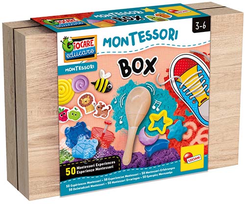 Kuti druri 50 Eksperienca Montessori box Lisciani