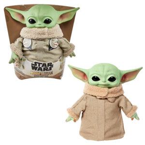 Pelush Grogu Squeeze & Blink With Sounds Plush, Collectible Gift Star Wars