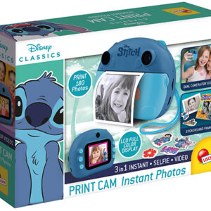Aparat fotografik çasti 3 në 1 selfi - video - foto çasti Stitch Disney Lisciani