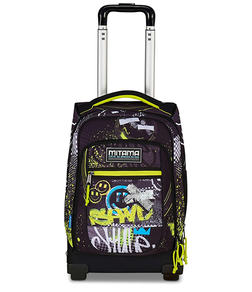 Çantë shkolle me rrota Trolley Scuola Dr.Trolley #BDBF GLITCH Mitama