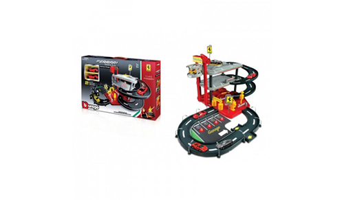 Burago Ferrari Race & Play Parking Garage