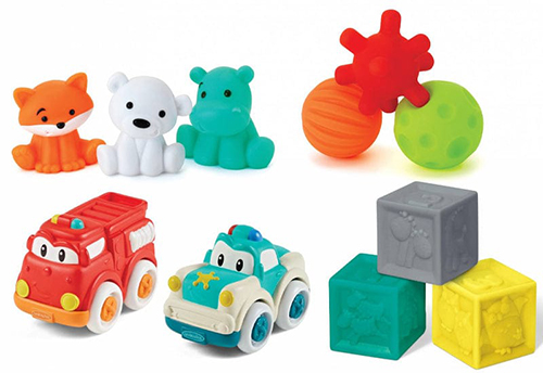 Lodra gominë ndijimet e para, Infantino First Sensory Play Set - Image 2