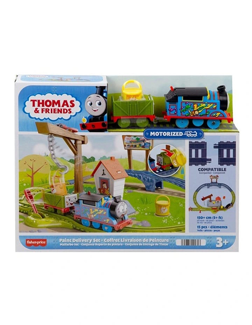 Set tren Thomas & Friends Motorized Toy Train Set Fisher Price