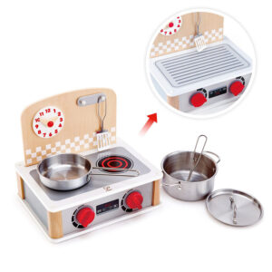 Kuzhinë druri 2-in-1 Kitchen & Grill Set Hape