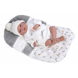 Kukulla bebe Baby Elegance 40 cm with weight and grey bag Arias