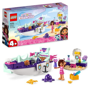 LEGO 10786 Gabby's Dollhouse Gabby & MerCat's Ship & Spa Boat Toy with Beauty Salon