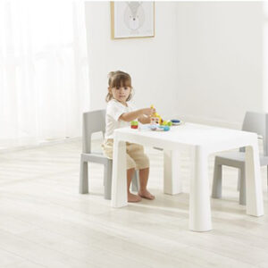 Set tavoline + 2 karrige  Plastic kid table and chair set Neo, Grey FreeOn