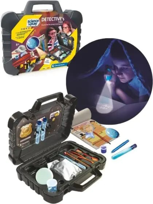 Laboratori i detektivit, Lab Detective Box with spy accessories Clementoni