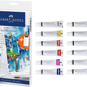 Set 12x20 ml akrilik Faber-Castell