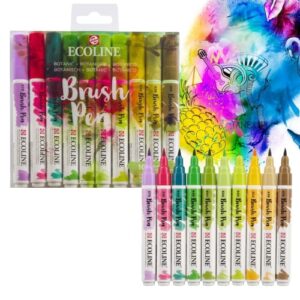 Marker penel Brush Pen set Botanic | 10 colours