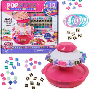 Cool Maker PopStyle Bracelet Maker, 170 Stylish Beads, 10 Bracelets