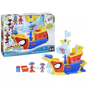 Anije Marvel Spidey and his Amazing Friends Water-Webs Webs Ahoy Bubble Pirate Ship Toy