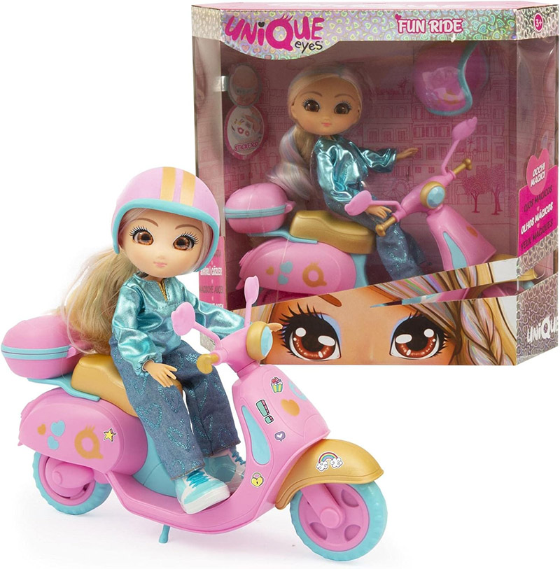 Unique Eyes Fun Ride Scooter Playset with Doll - Image 11