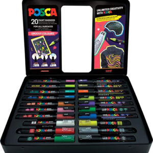 POSCA 20 acrylic color markers Set, Groovy Colours