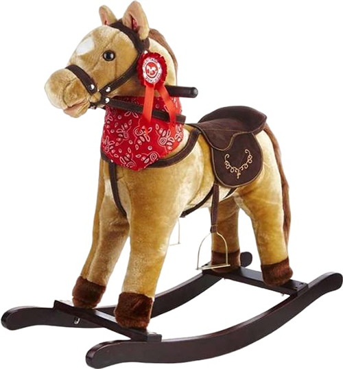 Kalë lëkundës, Swing 2Play with seat Horse Brown FreeOn