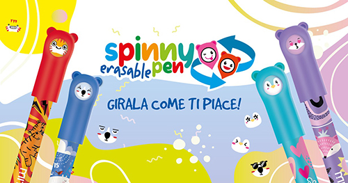Stilolapsa me gomë Spinny Pen Mitama - Image 3
