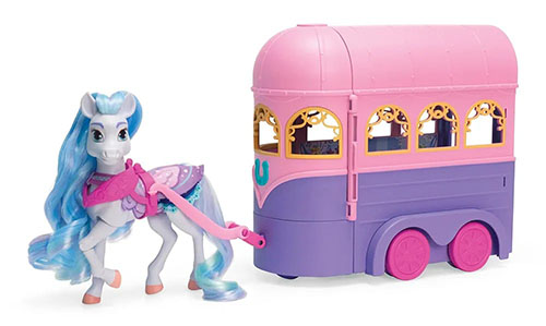 Set Wild Manes Horse Toys Perla's Clubhouse Trailer Playset with Perla Horse - Image 3
