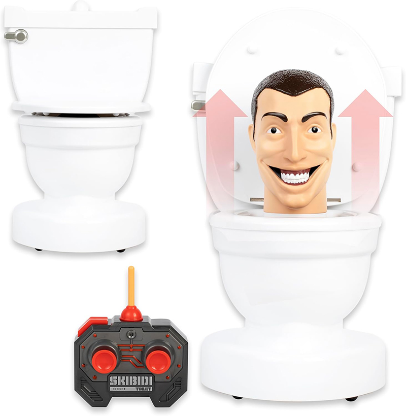 Lodër me telekomandë Skibidi Deluxe Toilet RC, YouTube Animation Sensation - Image 3