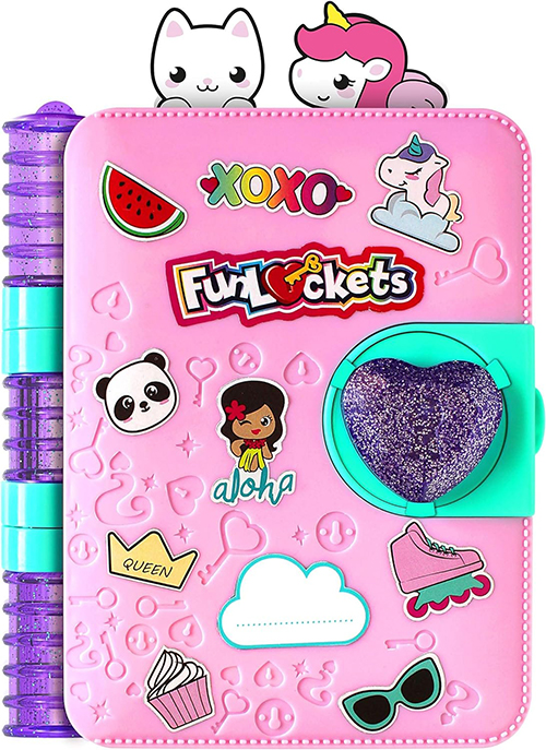 Ditari sekret, FunLockets Secret Journal, Diary, Activity and Creativity, Sticker and Stationery Set, Secret Writing, Drawing and Doodling, Aged 6 Years Plus - Image 3