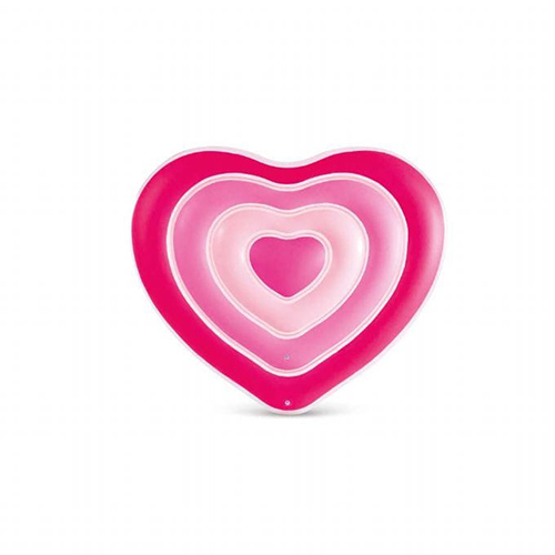 Dyshek në formë zemre 168 x 142 cm rozë, Sweetheart pink (58727) Intex - Image 3