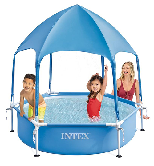 Pishinë për fëmijë Canopy Frame Pool 1.83m x 38cm 28209 Intex - Image 3