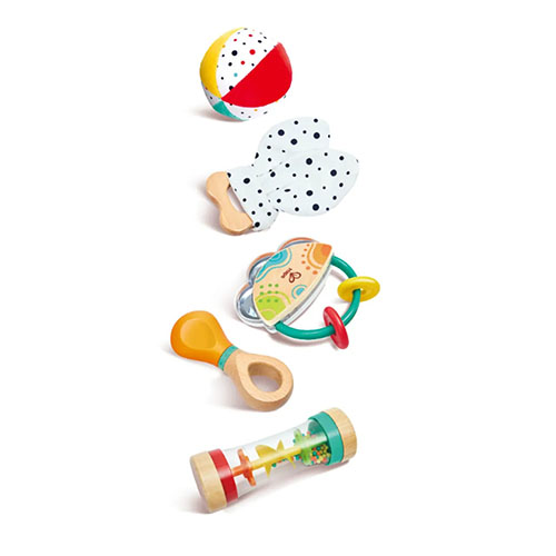 Set për bebe Hape - 5-In-1 Baby Sensory Set - Image 3
