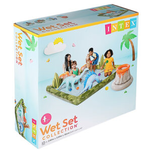 Pishinë me fryrje qendër aktivitetesh 56132 Jurassic Adventure  2.01m x 2.01m x 36cm Intex