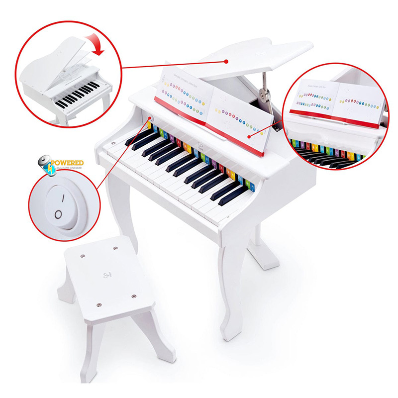 Piano Deluxe Grand Piano - White Hape - Image 3