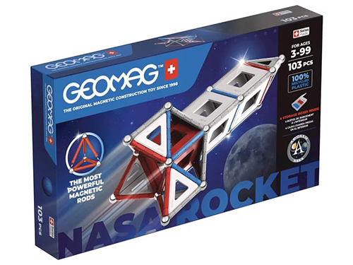 Shufra magnetike Nasa Rocket 103 pieces Geomag
