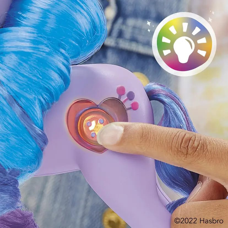 My Little Pony: Make Your Mark Toy See Your Sparkle Izzy Moonbow -- 8-Inch Pony for Kids that Sings, Speaks, Lights Up - Image 3