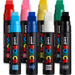 Uni-Ball Posca PC-17K Extra Broad Chisel Tip Multi Surface Paint Marker Pen