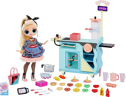Kukulla Lol Surprise OMG to-Go Diner Playset with 45+ Surprises- Miss Sundae Exclusive Fashion Doll with Color Change - Image 3