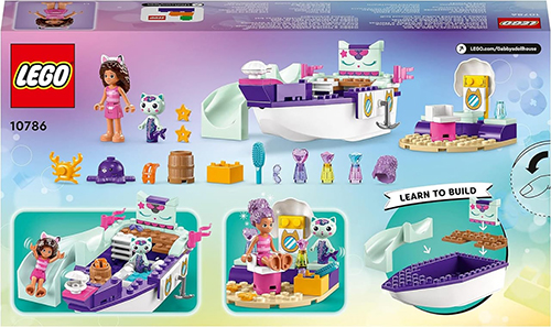 LEGO 10786 Gabby's Dollhouse Gabby & MerCat's Ship & Spa Boat Toy with Beauty Salon - Image 3