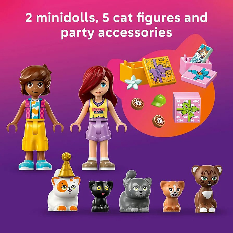 LEGO® Friends Cat Birthday Party & Tree House 42666 - Image 3