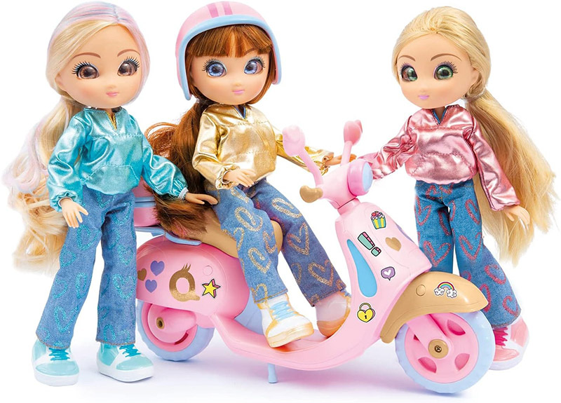 Unique Eyes Fun Ride Scooter Playset with Doll - Image 3