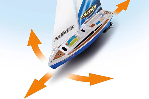 Anije me telekomandë RC- Sailboat Atlantic 2.4GHz 100% RTR Carson - Image 4