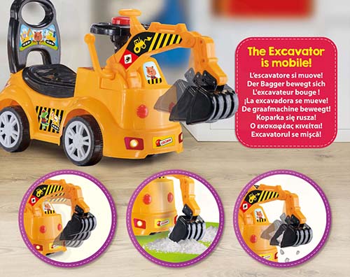 Makinë Carotina Ride On Bulldozer Lisciani - Image 3