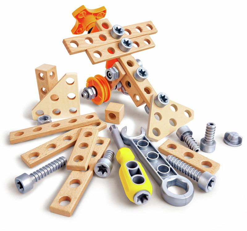 Lodër druri kreative Experiment starter kit Junior Inventor Hape - Image 4