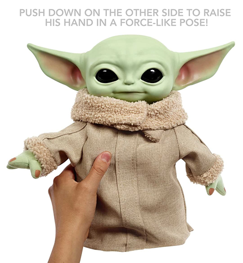 Pelush Grogu Squeeze & Blink With Sounds Plush, Collectible Gift Star Wars - Image 4