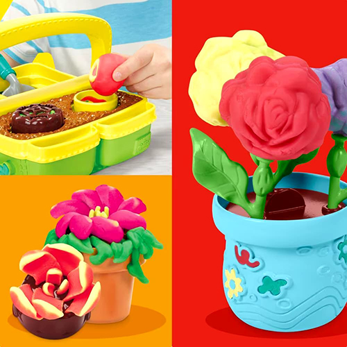 Plastelina Blooming Flowers Playset Play-Doh - Image 4