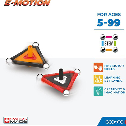 Shufra magnetike, E-emotion build your spinner Geomag - Image 4